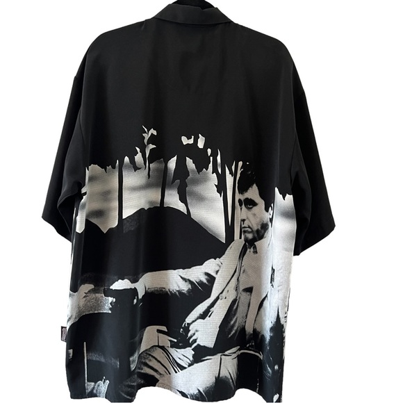 Vintage Dragonfly Monster Series Scarface Button-Up Shirt - Picture 3 of 6